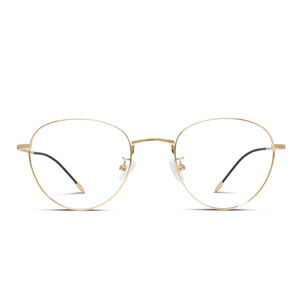 OTTOTO 35-000071 GOLD CLEAR RX EYEGLASS FRAMES 48-22-142